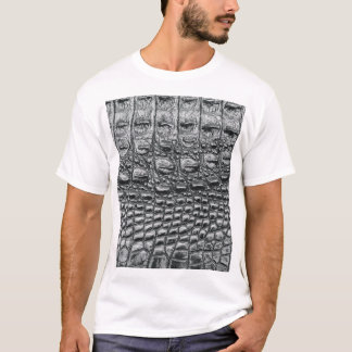 Krokodilneoir: Svart läder Mystique T Shirt