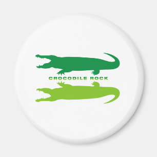 Krokodilreflektion (Grönt) Magnet
