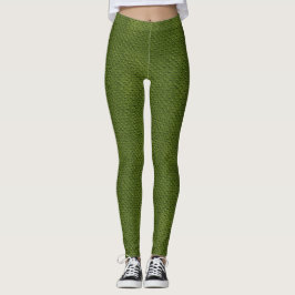 Krokodilskinn av Mönster Leggings