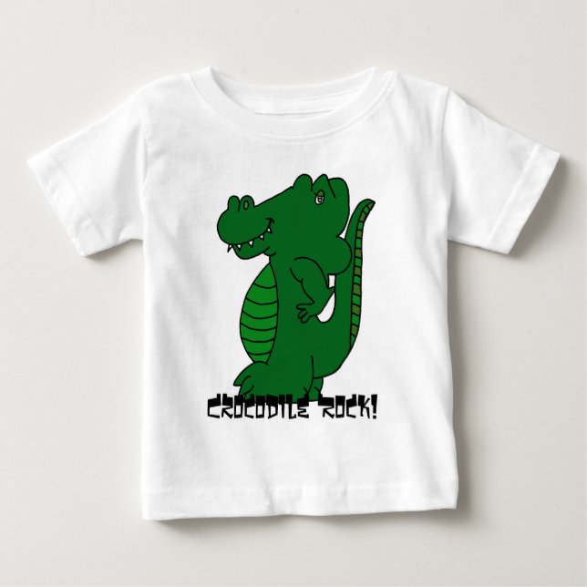 Krokodilsten! Småbarnutslagsplatsskjorta Tee Shirt (Framsida)