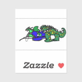 Krokodiltakt Klistermärken