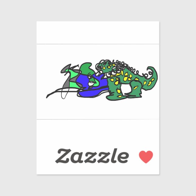 Krokodiltakt Klistermärken (Ark)