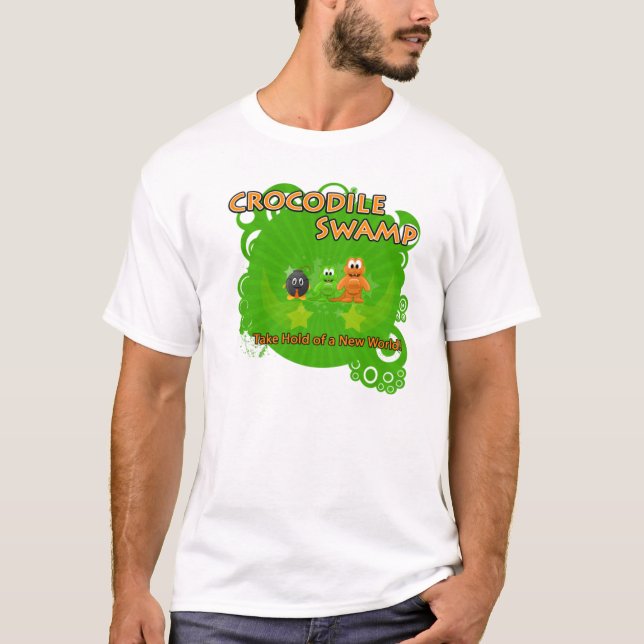 Krokodilträskskjorta #1 tee (Framsida)