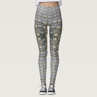 Krokodiltryck Leggings
