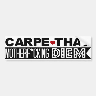 KROKSTICKER: Carpe That Motherf*cking Diem! Bildekal