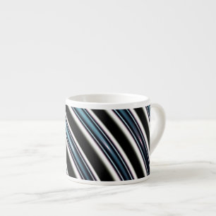 Krökt linjerslut upp av en Fractal Espressomugg