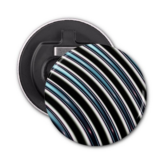 Krökt linjerslut upp av en Fractal Flasköppnare (Framsidan)