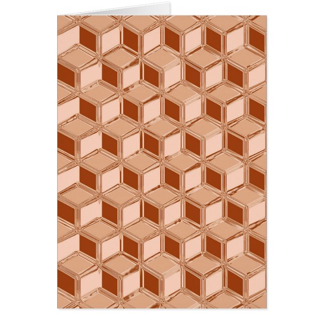 Krom 3-d-lådor - kopparfärgad OBS kort (Framsidan)