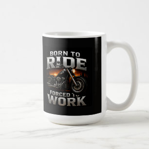 🏍️ Krom Biker Kalle Styling För Motorcykel Åkare Kaffemugg