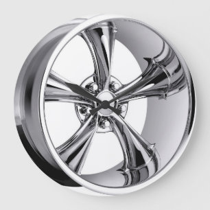 Krom fälg stor klocka