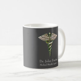 Krom holografisk 3D Medicinsk kadue Kaffemugg