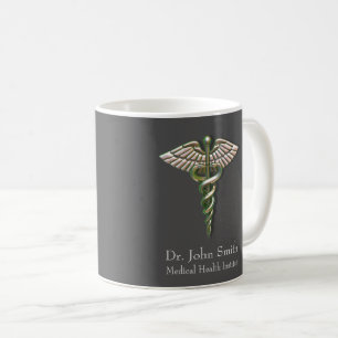 Krom holografisk 3D Medicinsk kadue Kaffemugg