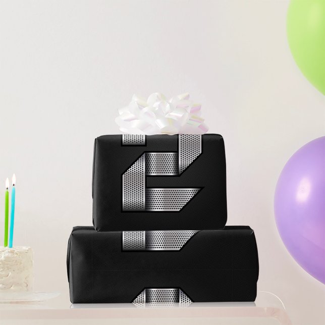 Krom nummer två Papper radbrytning Presentpapper (Skapare uppladdad)