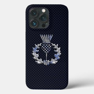 Krom på kolfiber Skriv ut Scottish Thistle
