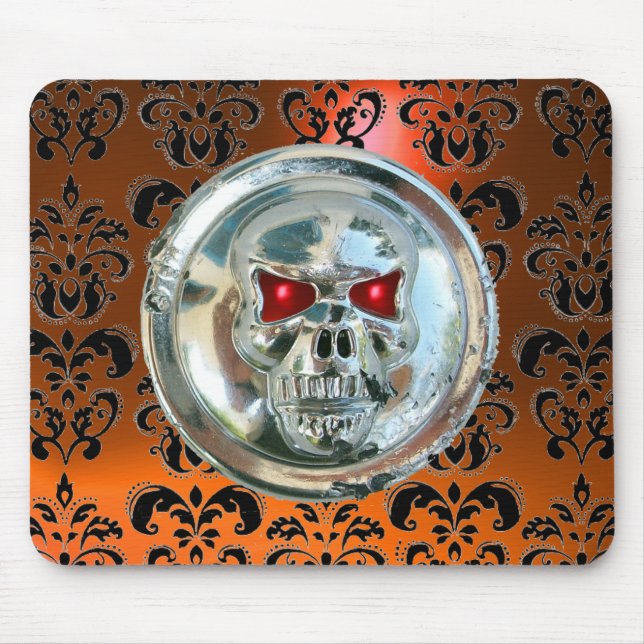 KROM SKALLE, Damask, Orange Agat Musmatta (Framsidan)