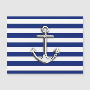 Krom som Anchor Nautical Navy Blue Rand
