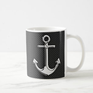 Krom som ankare på kolfiber kaffemugg