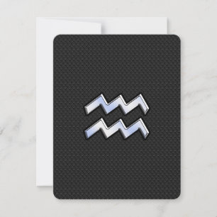Krom som Aquarius Zodiac Symbol på orm