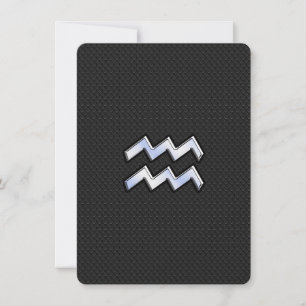 Krom som Aquarius Zodiac Symbol på orm