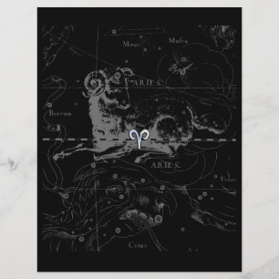 Krom som Aries Zodiac Sign på Hevelius Black
