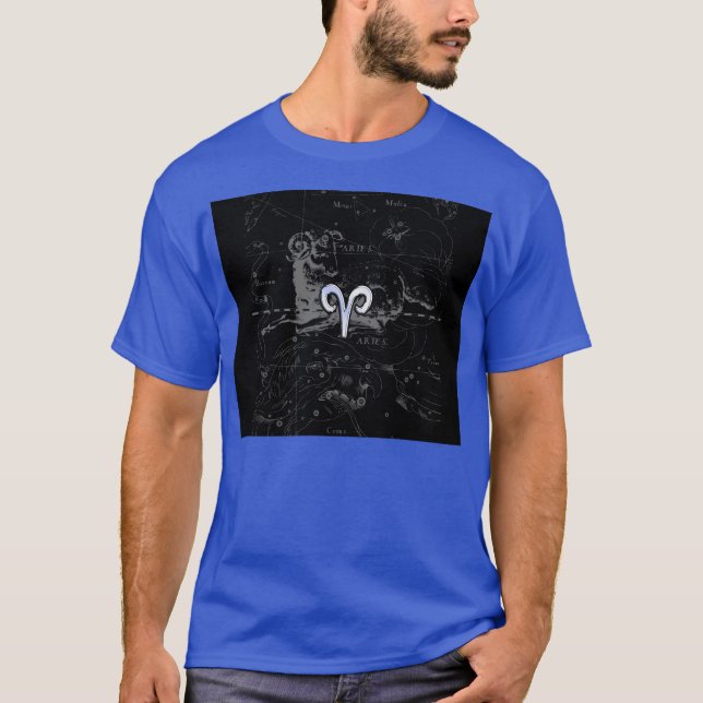 Krom som Aries Zodiac Symbol på Hevelius Tröja (Framsida)