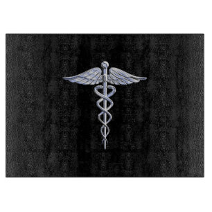 Krom som Caduceus Medical Symbol