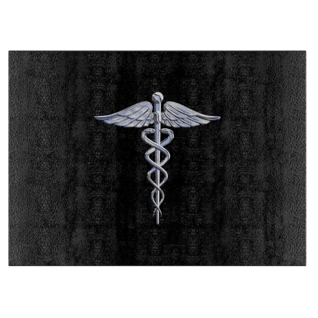 Krom som Caduceus Medical Symbol (Framsidan)
