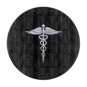 Krom som Caduceus Medical Symbol