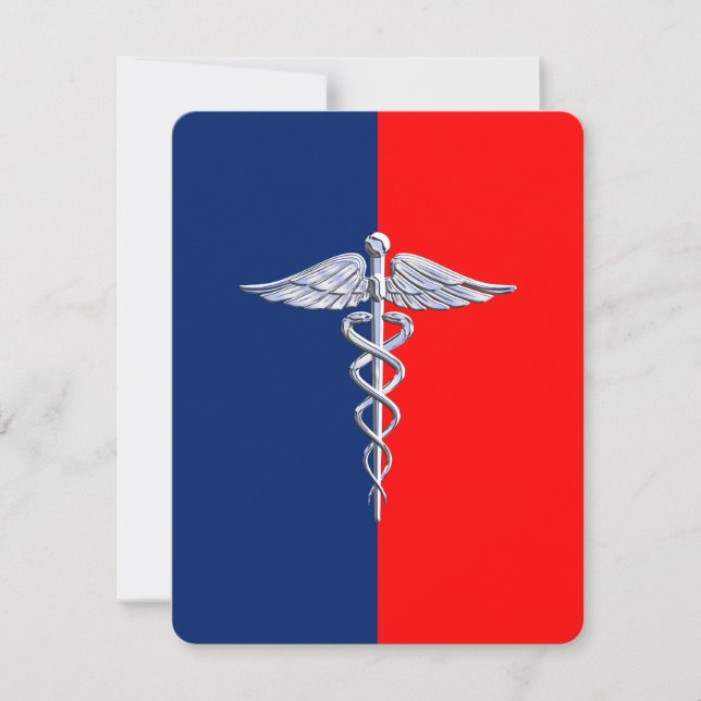 Krom som Caduceus Medical Symbol League (Framsida)
