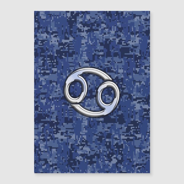 Krom som cancersignal på blå digitalkamera (Framsida)