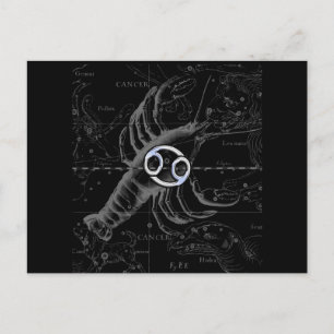 Krom som cancertecken på Hevelius Engrave Vykort