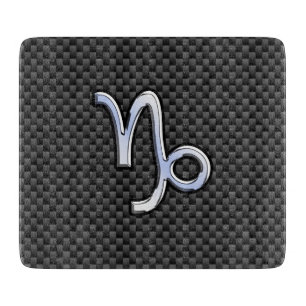 Krom som Capricorn Sign Black Carbon Fiber