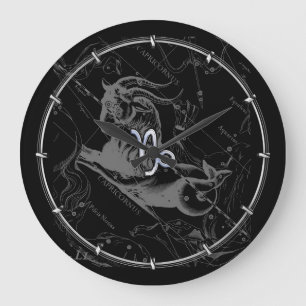 Krom som Capricorn Zodiac Sign på Hevelius 1690 Stor Klocka