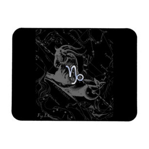 Krom som Capricorn Zodiac Sign på Hevelius Magnet