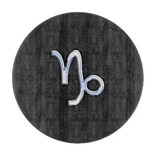 Krom som Capricorn Zodiac Symbol på Snake Skin