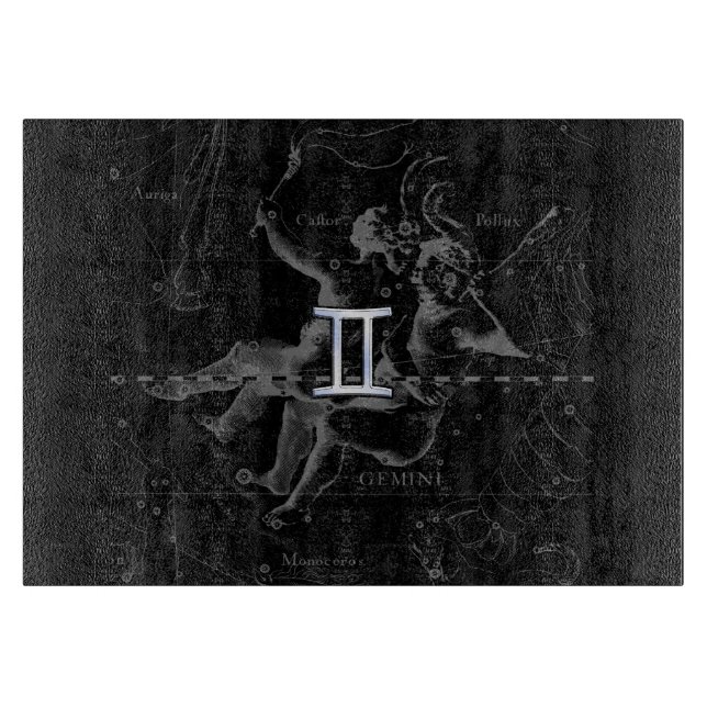 Krom som Gemini Zodiac Sign på Hevelius 1690 (Framsidan)