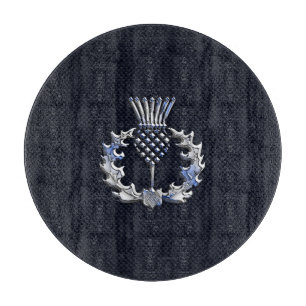 Krom som kolfiber Skriv ut Scottish Thistle