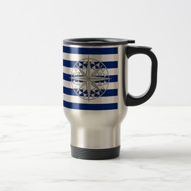Krom som kompass på Nautical Rand Resemugg (Höger)