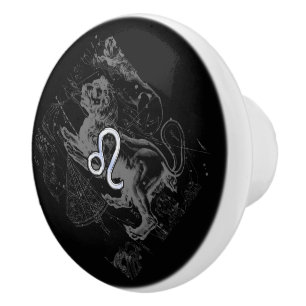 Krom som Leo Zodiac Sign på Hevelius 1690 Knopp