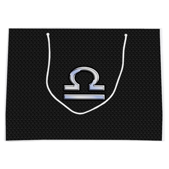 Krom som Libra Zodiac Symbol Snake Skin Decor (Framsidan)