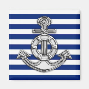 Krom som Lifesaver på Nautical Rand Magnet
