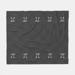 Krom som Pi-symbol för kol-kolfiberutskrift Fleecefilt