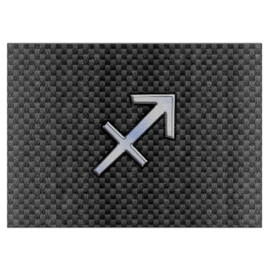 Krom som Sagittarius undertecknar kolfiberutskrift