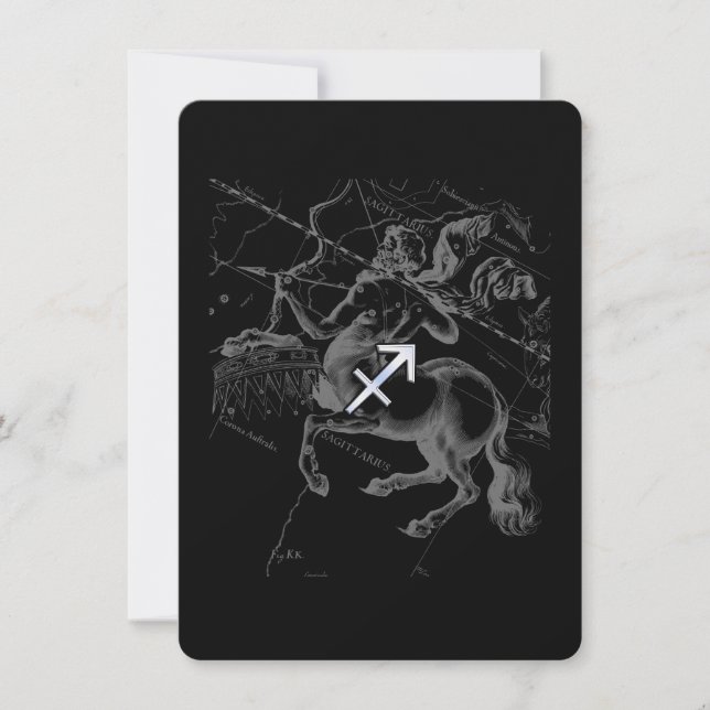 Krom som Sagittarius Zodiac Sign Hevelius Decor (Framsida)