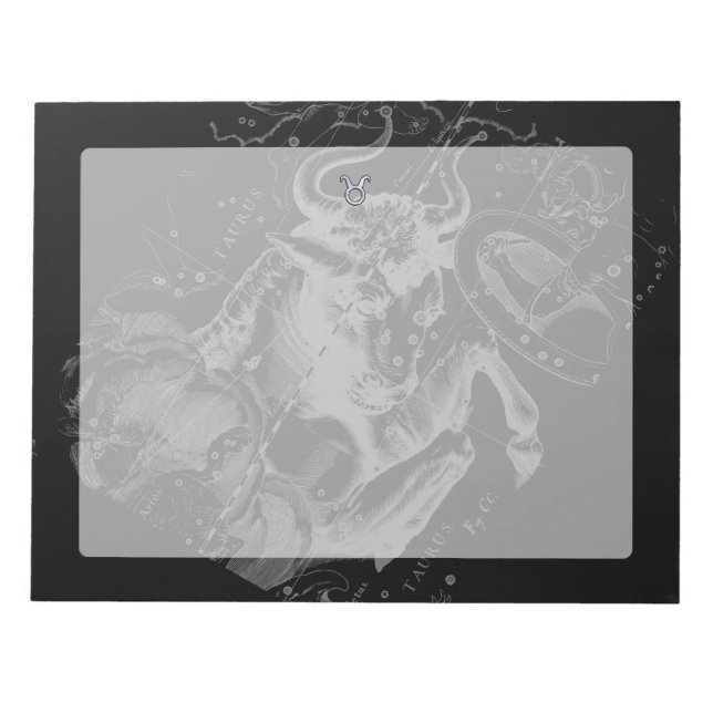 Krom som Taurus-tecken på Hevelius Anteckningsblock (Framsida)