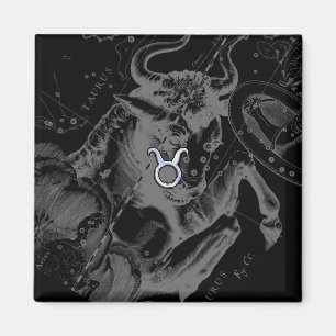 Krom som Taurus Zodiac på Hevelius Black Magnet