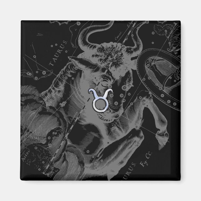 Krom som Taurus Zodiac på Hevelius Black Magnet (Framsidan)
