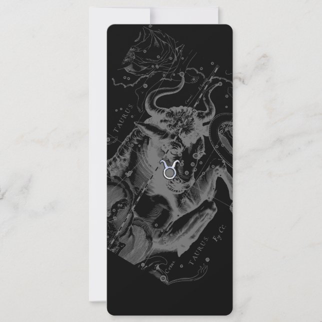 Krom som Taurus Zodiac-tecken på Hevelius (Framsida)