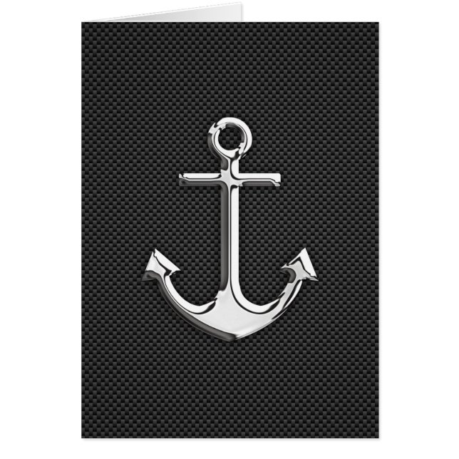 Kromankare på kolfibrer hälsningskort (Framsidan)