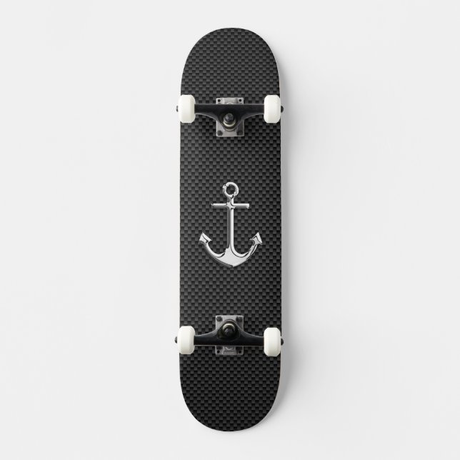 Kromankare på kolfibrer mini skateboard bräda 18,5 cm (Framsida)